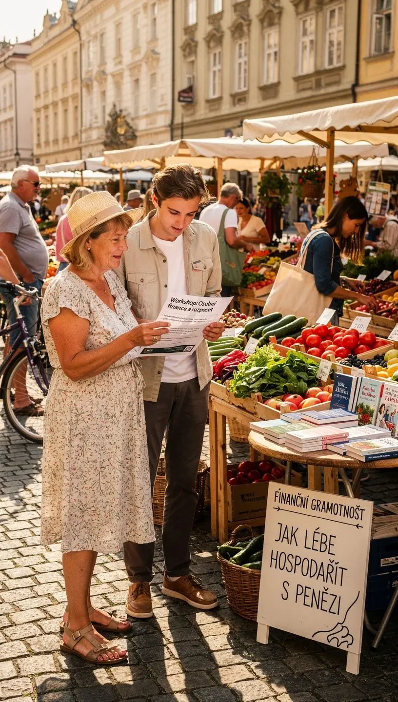 Digitální tabulka s přehledem domácích výdajů a příjmů na obrazovce počítače.